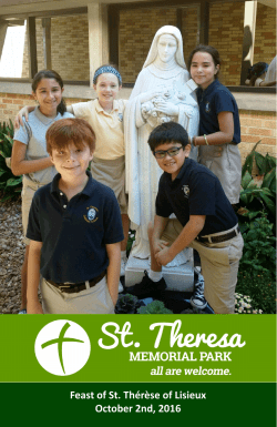 October 2, 2016 - St. Theresa Catholic Church