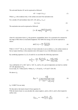 The activated fraction AF can be expressed as followed: AF = 1