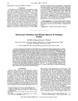 Structural Chemistry and Raman Spectra of