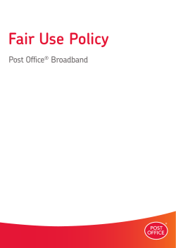Fair Use Policy