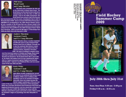 Field Hockey Summer Camp 2009