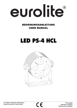 LED PS-4 HCL - Musik Produktiv