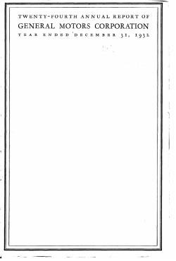 General Motors Corp. Annual Report