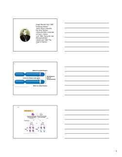 Gregor Mendel 1822-1884