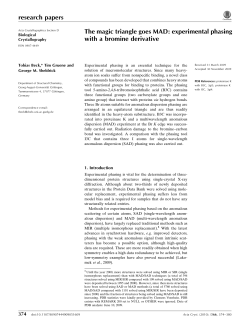 experimental phasing with a bromine derivative