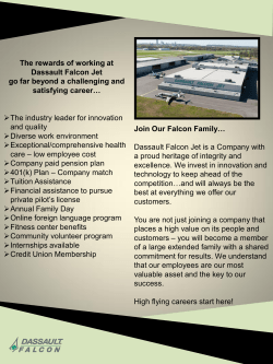 The rewards of working at Dassault Falcon Jet go far beyond a