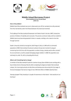 Middle Island Maremma Project