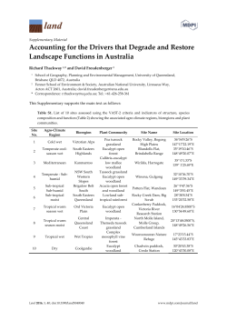 Accounting for the Drivers that Degrade and Restore