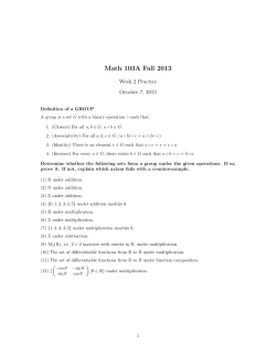 Handout from Week 2 - UCSD Math Department