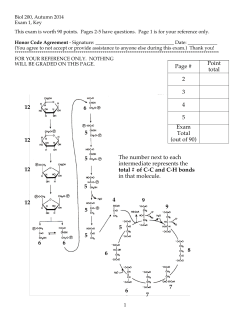 Exam 1 Key - UW Canvas