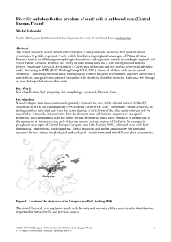 Jankowski Michal - The International Union of Soil Sciences