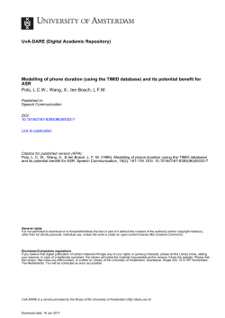 Science - University of Amsterdam