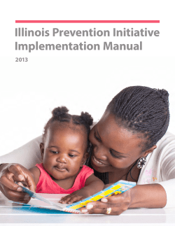 Prevention Initiative Implementation Manual