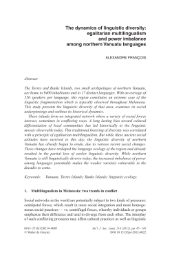 The dynamics of linguistic diversity
