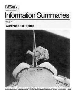 An astronaut working in the space shuffle orbiter cargo bay