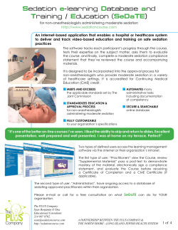 North Shore-LIJ Health System / SeDaTE - Sedation e