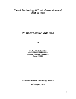 3rd Convocation Address