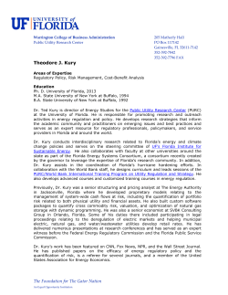 Biography - Warrington College of Business