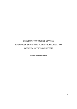 sensitivity of mobile devices to doppler shifts and poor