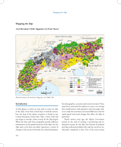 Mapping the Alps