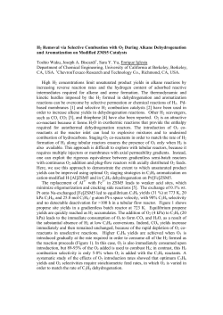 H2 Removal via Selective Combustion with O2 During Alkane