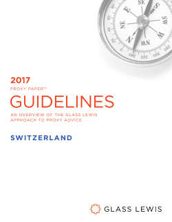 guidelines - Glass Lewis
