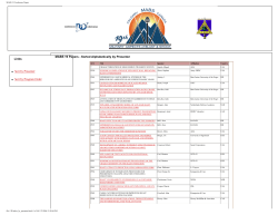 MABS 19 Conference Papers - Defence Research Reports