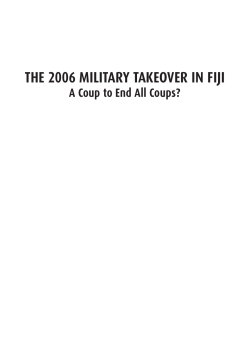 The 2006 Military Takeover in Fiji