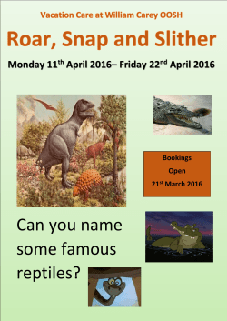 Can you name some famous reptiles?