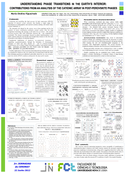 understanding phase transitions in the earth`s interior