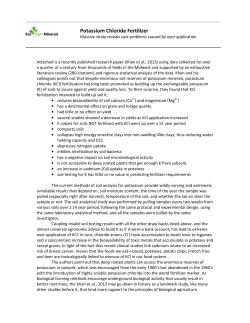 Potassium Chloride Fertilizer