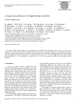 A large area detector for high