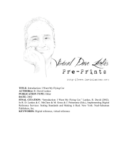 I Want My Flying Car