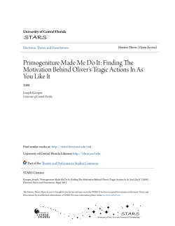 Primogeniture Made Me Do It: Finding The Motivation