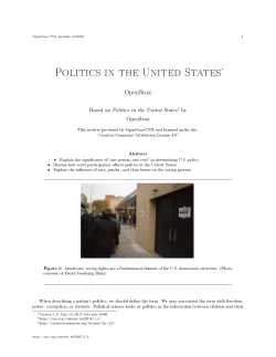 Politics in the United States