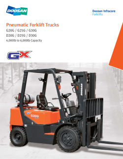 Pneumatic Forklift Trucks