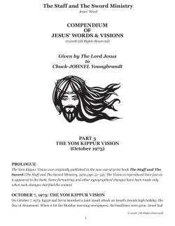 PART 3 - Staff and The Sword Ministry