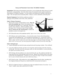 Energy and Momentum Conservation