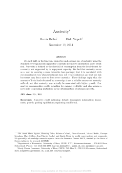 Austerity