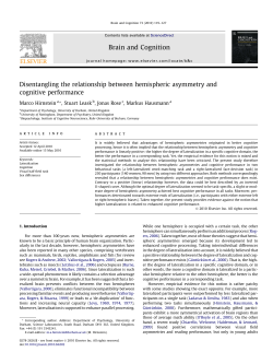 Disentangling the relationship between hemispheric asymmetry and