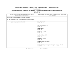 Prentice Hall Literature: Timeless Voices