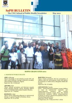 SOPH BULLETIN MAY 2011