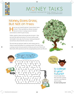 money talks - American Bankers Association