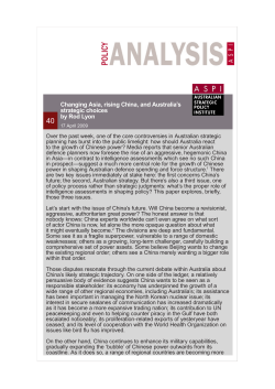 Policy_Analysis40 - Australian Strategic Policy Institute