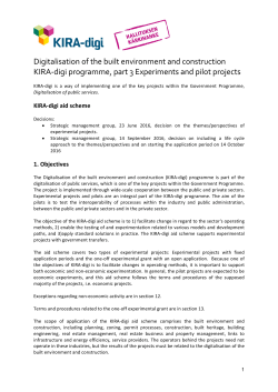 KIRA-digi aid scheme