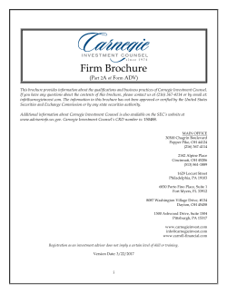20170322 ADV Part 2A - Carnegie Investment Counsel
