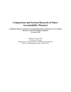 Comparisons and Systems Research of States