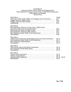 Chapter 20 Flagging Rent Equip Office Space Trainee Hours