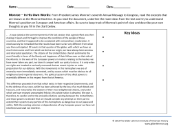 Key Ideas - The Gilder Lehrman Institute of American History