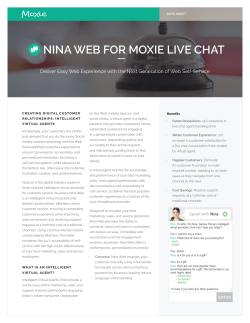 nina web for moxie live chat